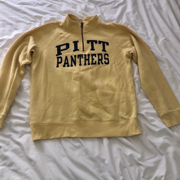 yellow pitt sweatshirt
